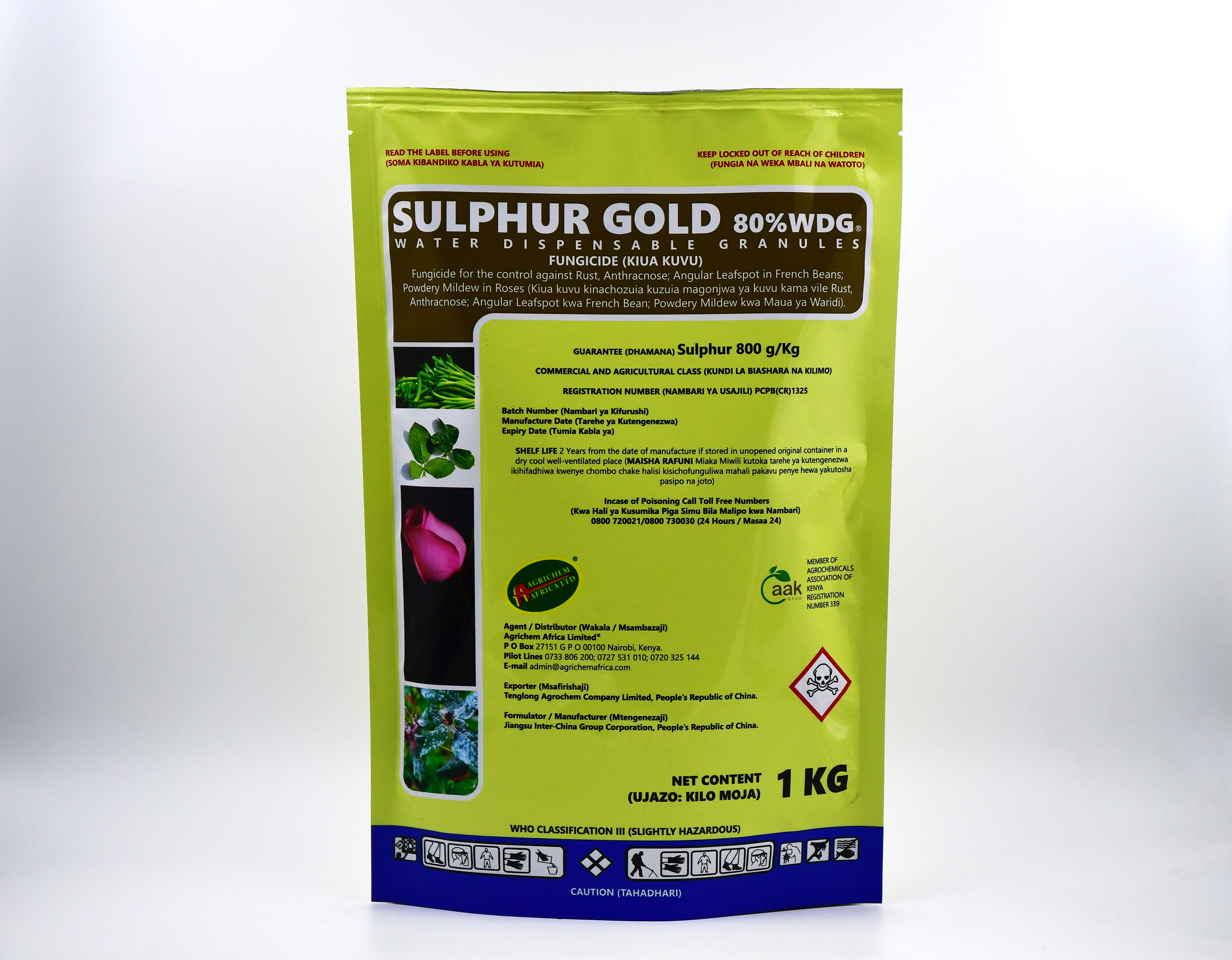 SULPHUR GOLD 80%WDG